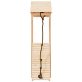 Playhouse With Climbing Wall Solid Wood Pine