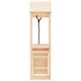 Playhouse with Climbing Wall Solid Wood Pine - Close-Up Angle