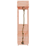 Playhouse with Climbing Wall Solid Wood Douglas