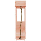 Playhouse with Climbing Wall Solid Wood Douglas - Top-Down View