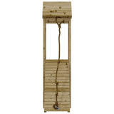 Playhouse with Climbing Wall Impregnated Wood Pine