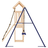 Outdoor Playset Solid Wood Pine - Rear View