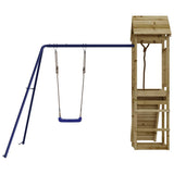 Outdoor Playset Impregnated Wood Pine - Close-Up Angle