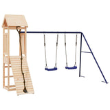 Outdoor Playset Solid Wood Pine - Front View