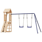 Outdoor Playset Solid Wood Pine - Side View