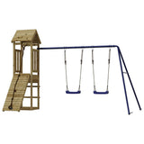 Outdoor Playset Impregnated Wood Pine - Side View