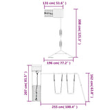 Outdoor Playset Impregnated Wood Pine - Extra Image