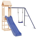 Outdoor Playset Solid Wood Pine - Front View