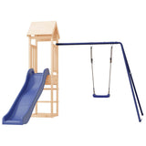 Outdoor Playset Solid Wood Pine - Side View