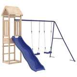 Outdoor Playset Solid Wood Pine - Front View
