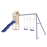 Outdoor Playset Solid Wood Pine - Side View