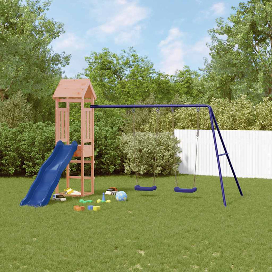 Outdoor Playset Solid Wood Pine