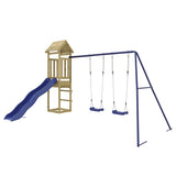 Outdoor Playset Impregnated Wood Pine - Side View