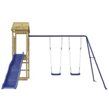 Outdoor Playset Impregnated Wood Pine - Top-Down View