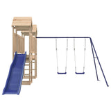 Outdoor Playset Solid Wood Pine - Top-Down View