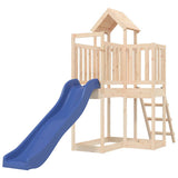 Outdoor Playset Solid Wood Pine - Side View