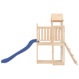 Outdoor Playset Solid Wood Pine - Rear View