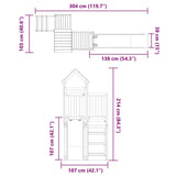 Outdoor Playset Solid Wood Douglas - Extra Image