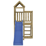 Outdoor Playset Impregnated Wood Pine - Top-Down View