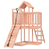 Playhouse with Climbing Wall Solid Wood Douglas - Side View