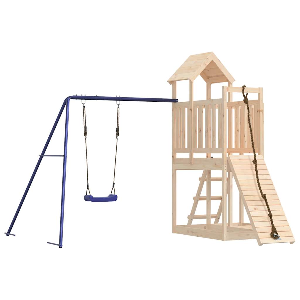 Outdoor Playset Solid Wood Pine