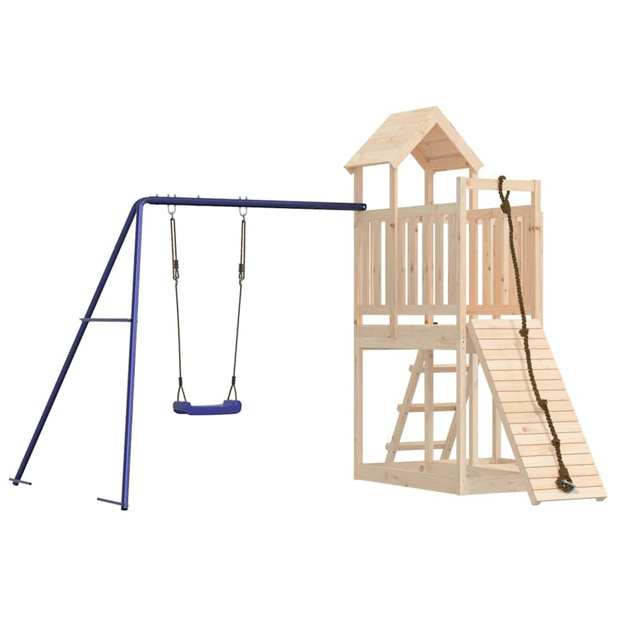 Outdoor Playset Solid Wood Pine