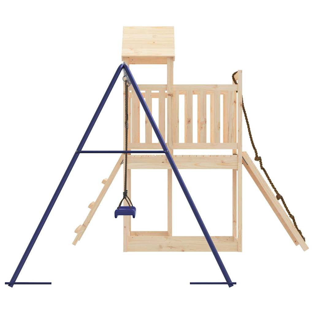 Outdoor Playset Solid Wood Pine