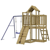 Outdoor Playset Impregnated Wood Pine - Side View