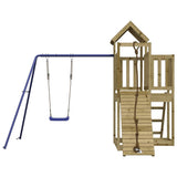 Outdoor Playset Impregnated Wood Pine - Top-Down View