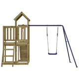 Outdoor Playset Impregnated Wood Pine - Close-Up Angle
