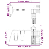 Outdoor Playset Solid Wood Pine - Extra Image