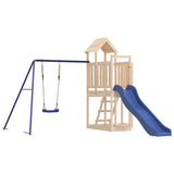 Outdoor Playset Solid Wood Pine - Front View