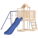 Outdoor Playset Solid Wood Pine - Side View