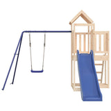 Outdoor Playset Solid Wood Pine - Top-Down View