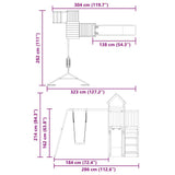 Outdoor Playset Solid Wood Douglas - Extra Image