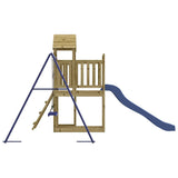Outdoor Playset Impregnated Wood Pine - Rear View
