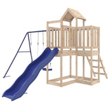 Outdoor Playset Solid Wood Pine - Side View