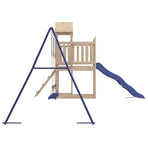Outdoor Playset Solid Wood Pine