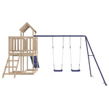 Outdoor Playset Solid Wood Pine