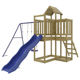Outdoor Playset Impregnated Wood Pine - Side View