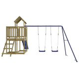 Outdoor Playset Impregnated Wood Pine - Close-Up Angle