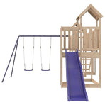 Outdoor Playset Solid Wood Pine