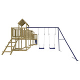 Outdoor Playset Impregnated Wood Pine - Close-Up Angle