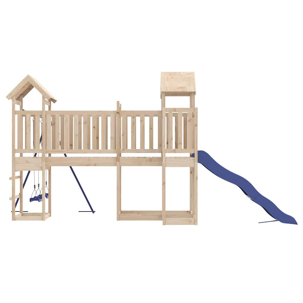 Outdoor Playset Solid Wood Pine