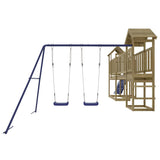 Outdoor Playset Impregnated Wood Pine - Close-Up Angle