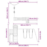 Outdoor Playset Impregnated Wood Pine - Extra Image