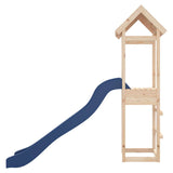 Outdoor Playset Solid Wood Pine - Rear View