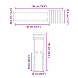 Outdoor Playset Solid Wood Pine - Extra Image