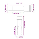 Outdoor Playset Solid Wood Douglas - Extra Image