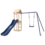 Outdoor Playset Solid Wood Pine - Front View